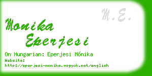 monika eperjesi business card